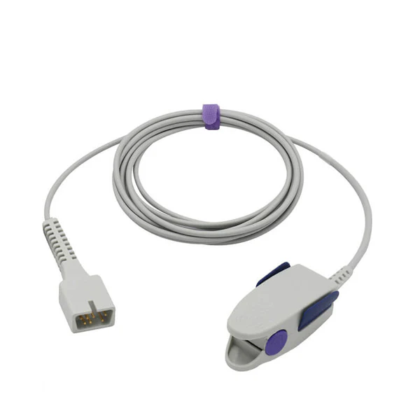 NAK-001S: Fingersensor #DS-100, NON-MAX, lange:  3m “Kompatibler Colin SpO₂-Sensor, 7-poliger Stecker, Fingerclip für Erwachsene
