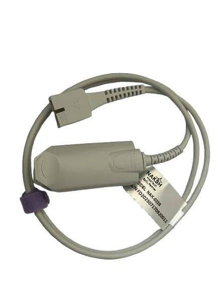 NAK-022S: Kompatibel für GE TruSignal SpO₂-Sensor TS-E-D, Ohrclip für Erwachsene, 1 m, 9-poliger Stecke