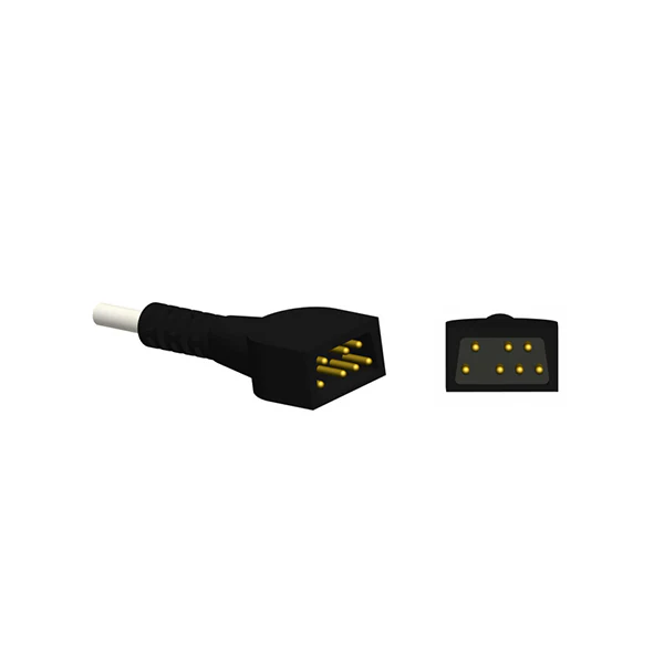 NAK-048S: Kompatibel mit Nonin SpO2-Sensor Ohrclip, 1 m, 7-Pin-Anschluss.