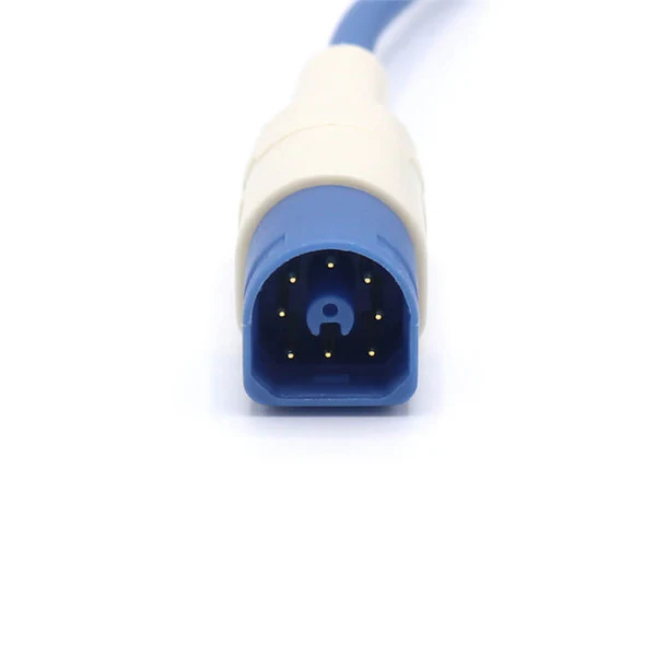NAK-050S: Kompatibel mit Philips M1191A/B, M1191AL/BL SpO₂-Sensor, Gummi Ausführung für Erwachsene, 3 m, 8-Pin-Anschluss.