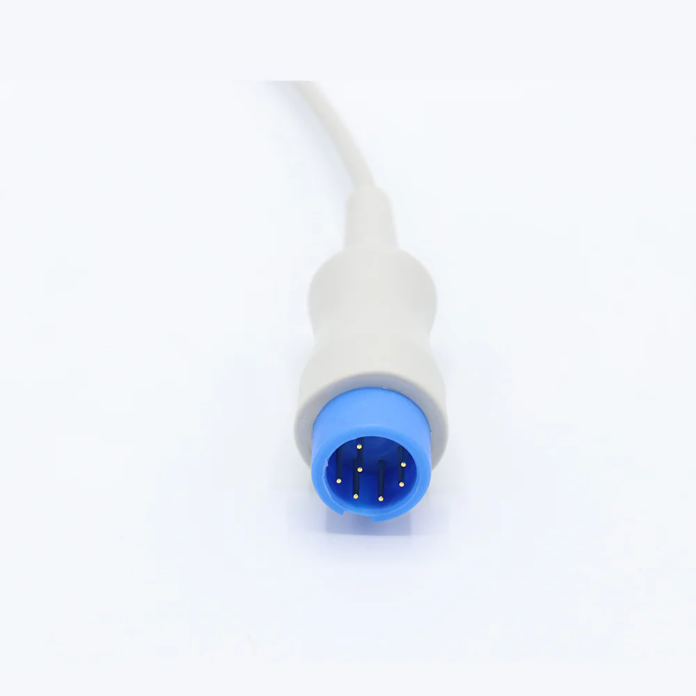 NAK-037S: Kompatibel für Mindray 0010-20-42710 SpO2 Adapter-Verlängerungskabel, 6-polig, 2,2 m