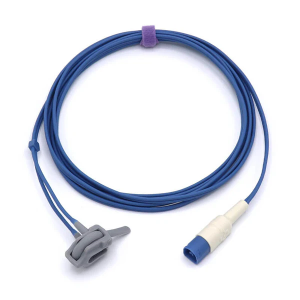NAK-052S: Kompatibel mit Philips SpO₂-Sensor, weiche Wickelauflage für Neugeborene,  (3 m), 8-Pin-Anschluss.