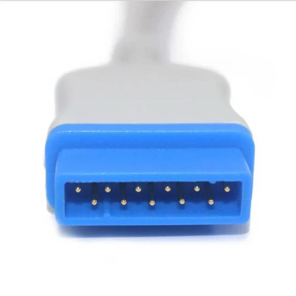 NAK-018S: Kompatibler GE Datex Ohmeda SpO₂-Sensor, Ohrclip, 3 m, 11-poliger Stecker