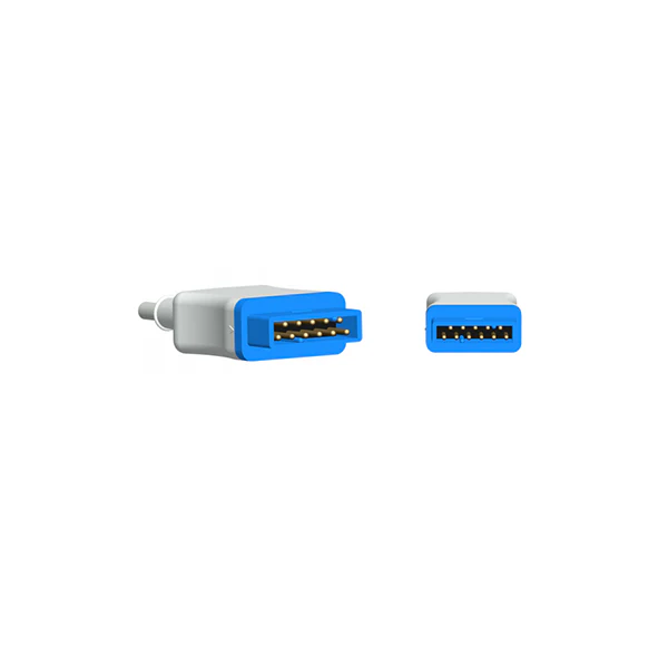NAK-028S: Kompatible with GE-Marquette 2027263-002 SpO₂ Adapter Extension Cable, 11-Pin, (2.2 meters)