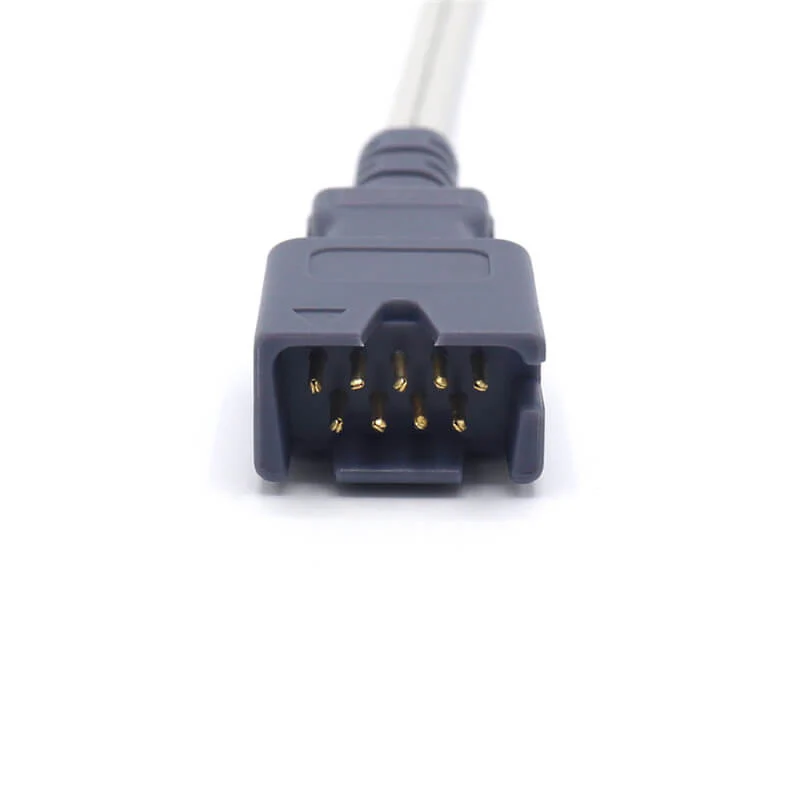 NAK-033S: Kompatibel mit Masimo SpO2 Sensor 2653 LNCS DB-I, Erwachsen, Soft, 3,2 ft, 9-Pin-Anschluss