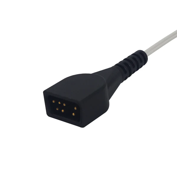 NAK-048S: Kompatibel mit Nonin SpO2-Sensor Ohrclip, 1 m, 7-Pin-Anschluss.