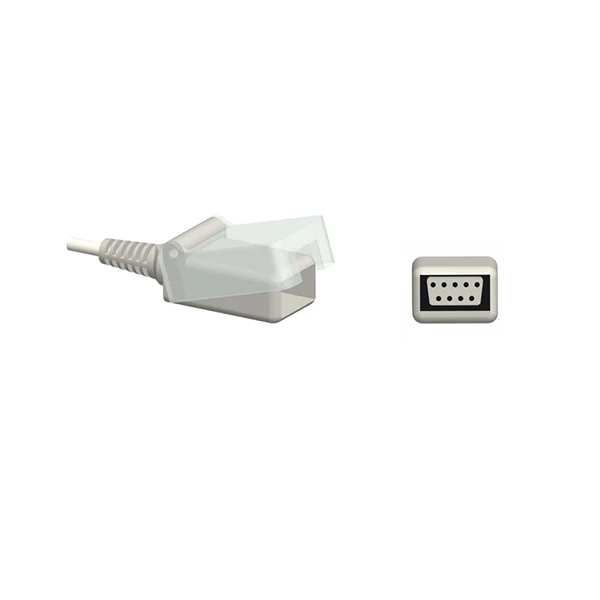 NAK-036S: Kompatibel für Mindray 0010-20-42594 SpO2 Adapter-Verlängerungskabel, 6-polig, 7,2 ft