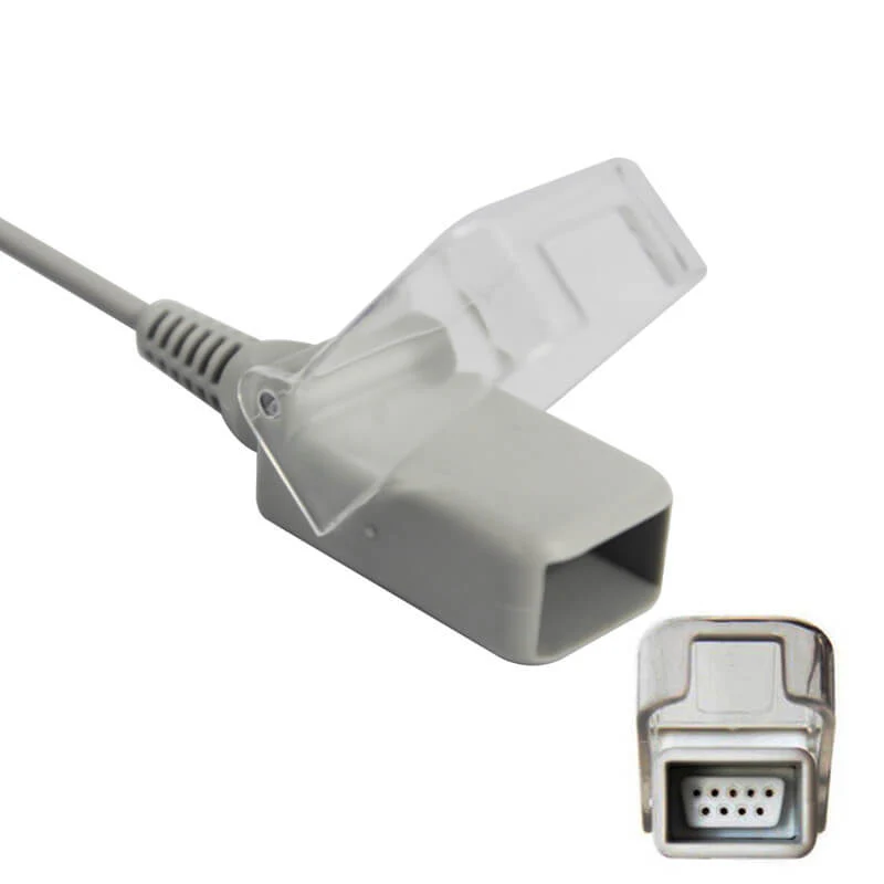 NAK-058S: Kompatibel mit Philips-HP-Agilent SpO₂-Adapter-Verlängerungskabel, Masimo-Technologie 2281, 8-polig, 3 Meter