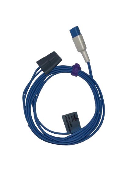 NAK-051S: Kompatibel mit Philips SpO₂-Sensor, Gummi - Ausführung für Kinder, (ca. 3 m), 8-Pin-Anschluss