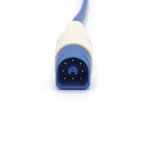 NAK-051S: Kompatibel mit Philips SpO₂-Sensor, Gummi - Ausführung für Kinder, (ca. 3 m), 8-Pin-Anschluss