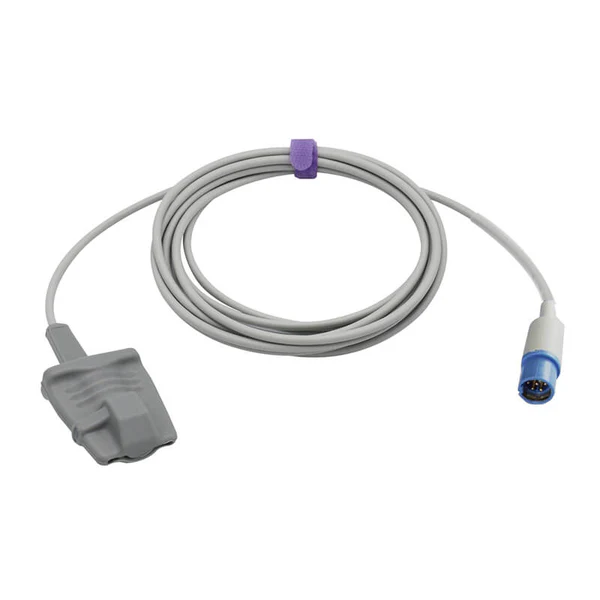 NAK-007S: Dräger/Siemens Fingersensor für Erwachsene mit Gummitülle, Modell: DS-100, Kabellänge: 3 m