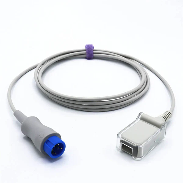 NAK-037S: Kompatibel für Mindray 0010-20-42710 SpO2 Adapter-Verlängerungskabel, 6-polig, 2,2 m