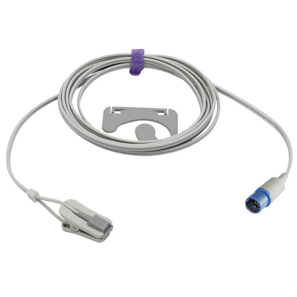 NAK-008S: Dräger/Siemens Ohrclipsensor, 3 m, 1 Stück pro Beutel
