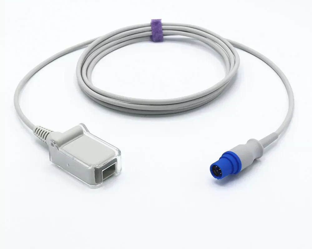 NAK-013S: Dräger MS17522 / MS24303 kompatibles SpO₂-Verlängerungskabel, 2,2 m