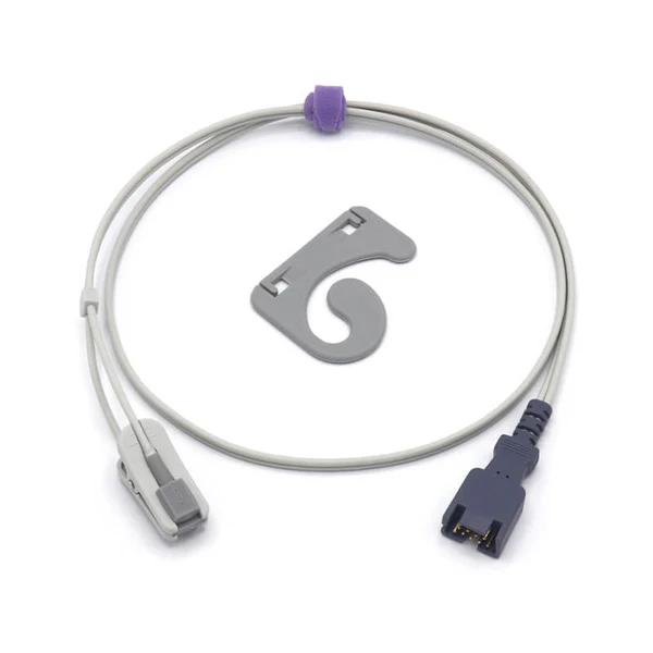 NAK-032S: Kompatibel mit Masimo 1895 (LNCS TC-I) SpO2-Sensor, Ohrclip, 3,2 ft ( ca. 1m), 9-Pin-Anschluss