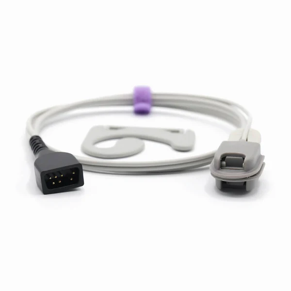 NAK-048S: Kompatibel mit Nonin SpO2-Sensor Ohrclip, 1 m, 7-Pin-Anschluss.