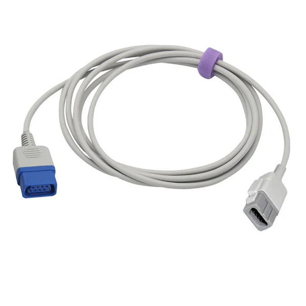 NAK-027S: Kompatibel für TruSignal TS-M3 SpO₂-Adapter-Verlängerungskabel, 9-polig, 2,2 m