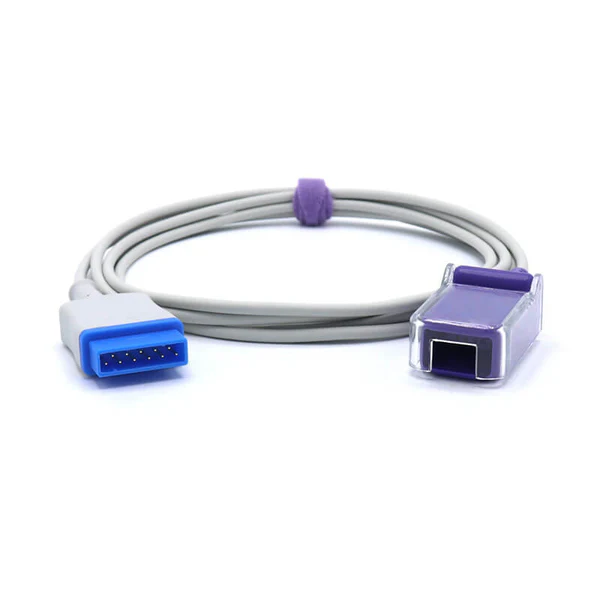 NAK-023S: Kompatibles Marquette zu Nellcor Oximax SpO₂-Verlängerungskabel, 11-polig, 2,2 m