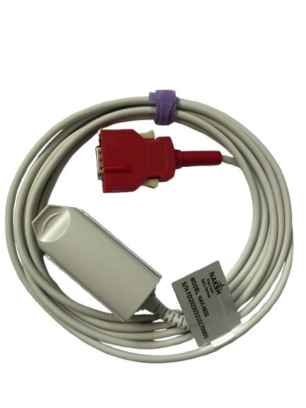 NAK-062S: Kompatible Masimo SpO₂ Sensor 2054, Adult Finger Clip, (3 meters)